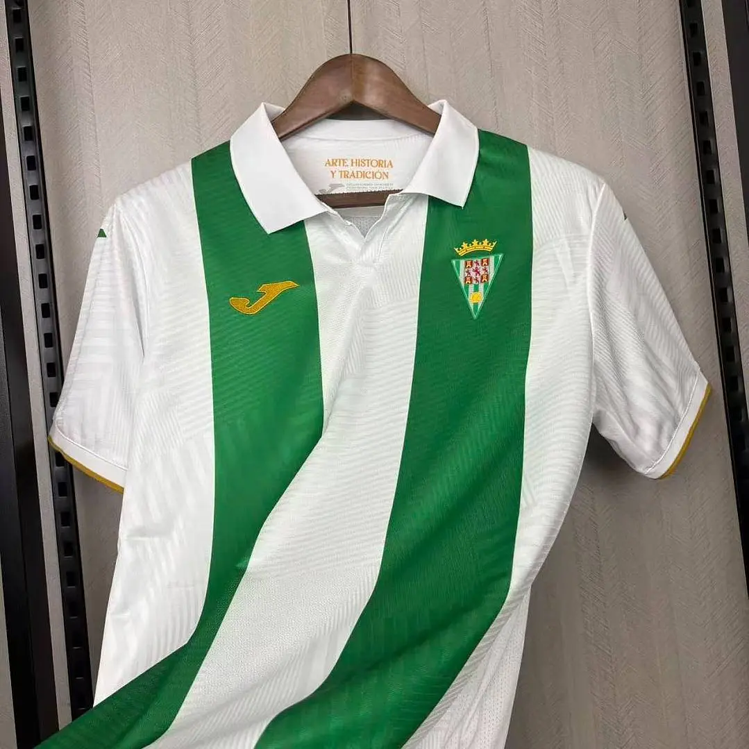 CAMISA CÓRDOBA CF 26/27 CASA - Verde e Branca 6