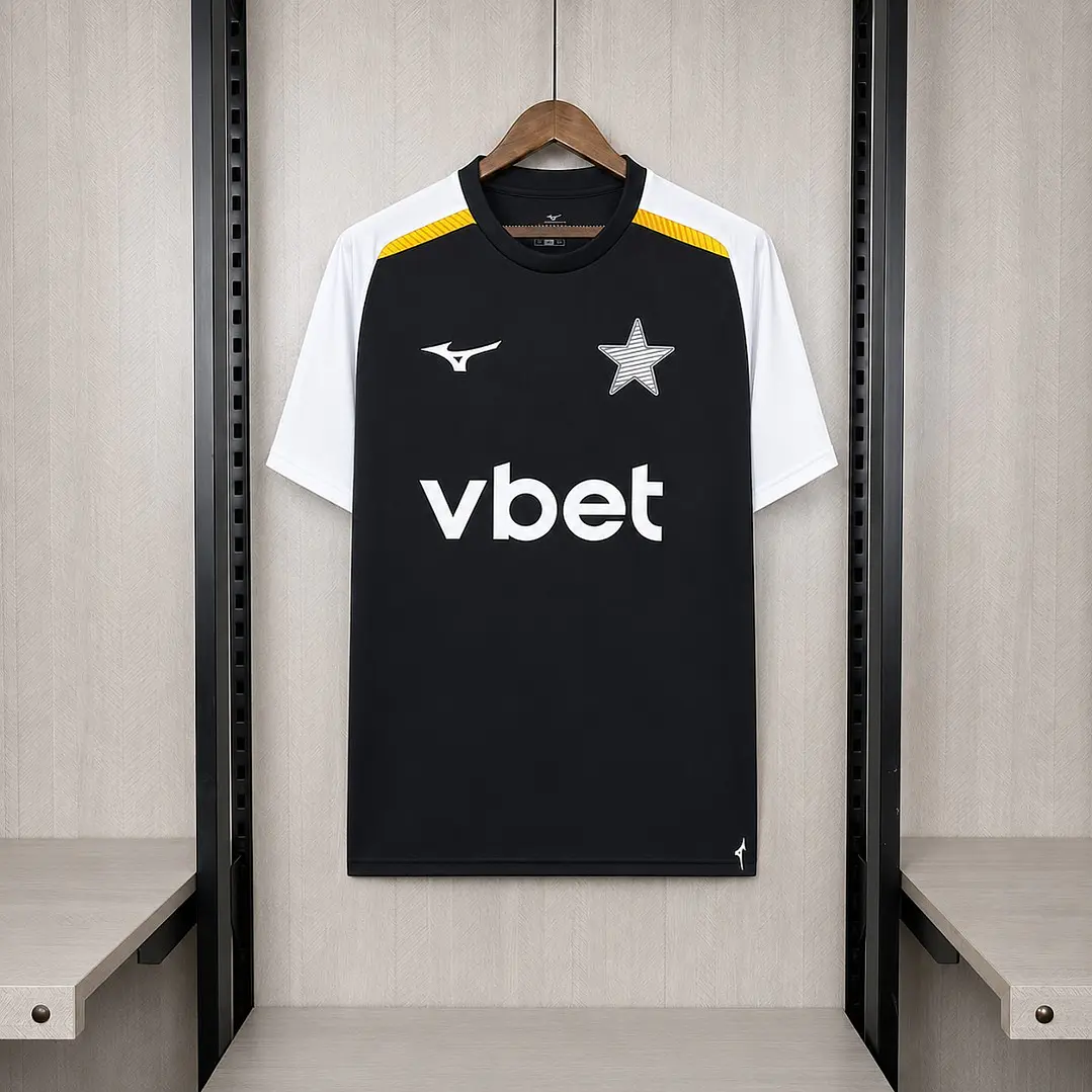 CAMISA BOTAFOGO 26/27 TREINO - Preta e Branca 1