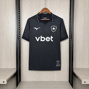CAMISA BOTAFOGO 26/27 - Preta com Gola Polo