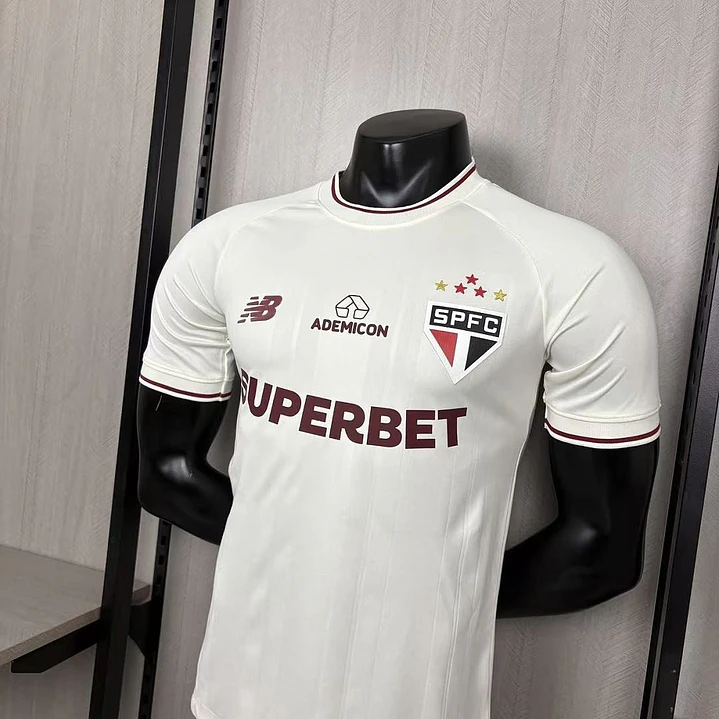 CAMISA SÃO PAULO III 26/27 - Bege - Versão Jogador Slim Fit 6