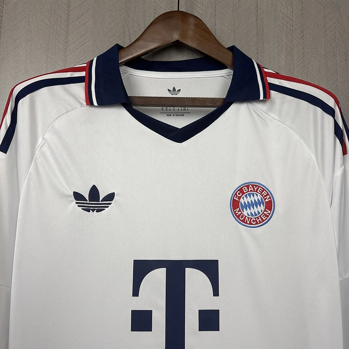CAMISA BAYERN DE MUNIQUE 26/27 FORA - Branca - Manga Longa 4