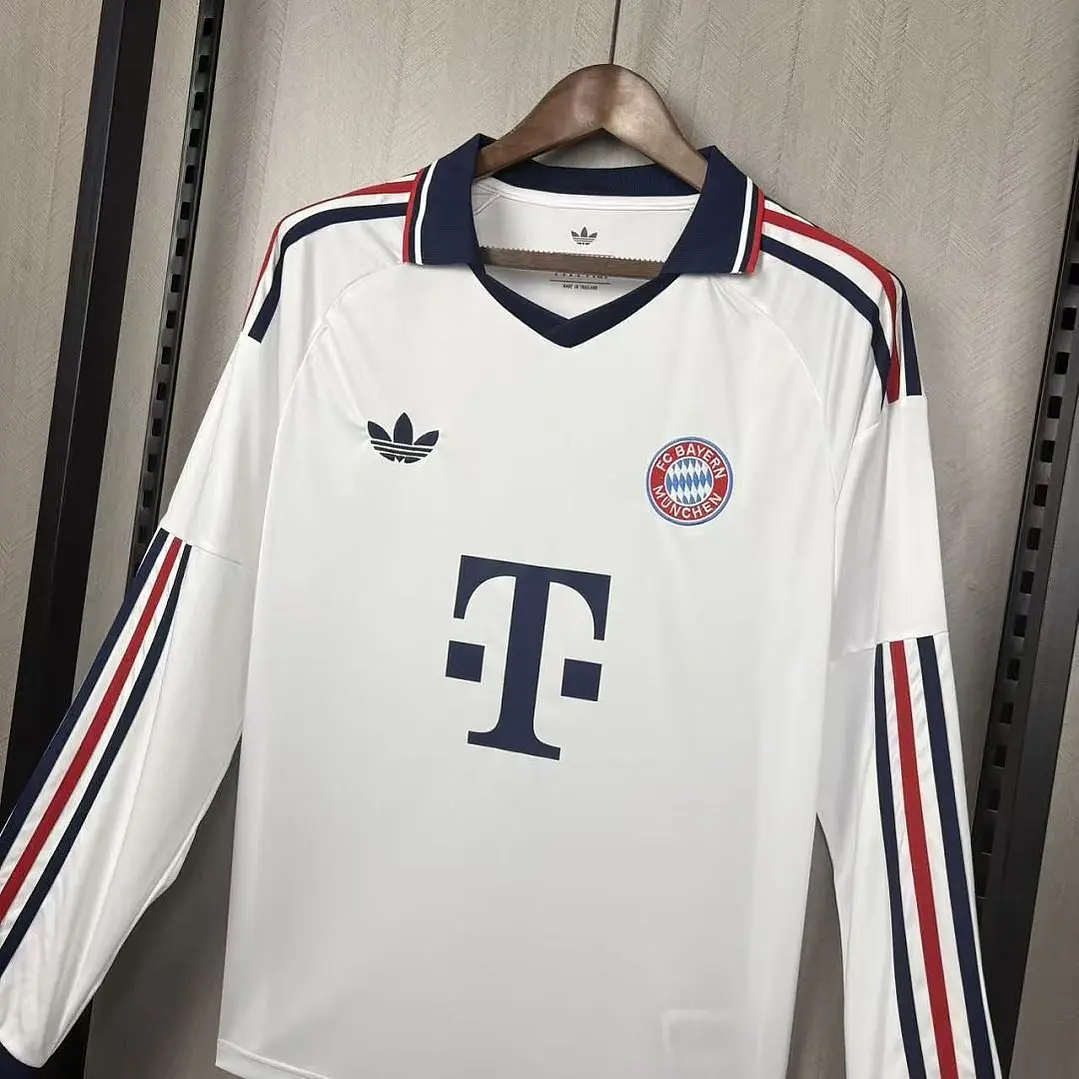 CAMISA BAYERN DE MUNIQUE 26/27 FORA - Branca - Manga Longa 5