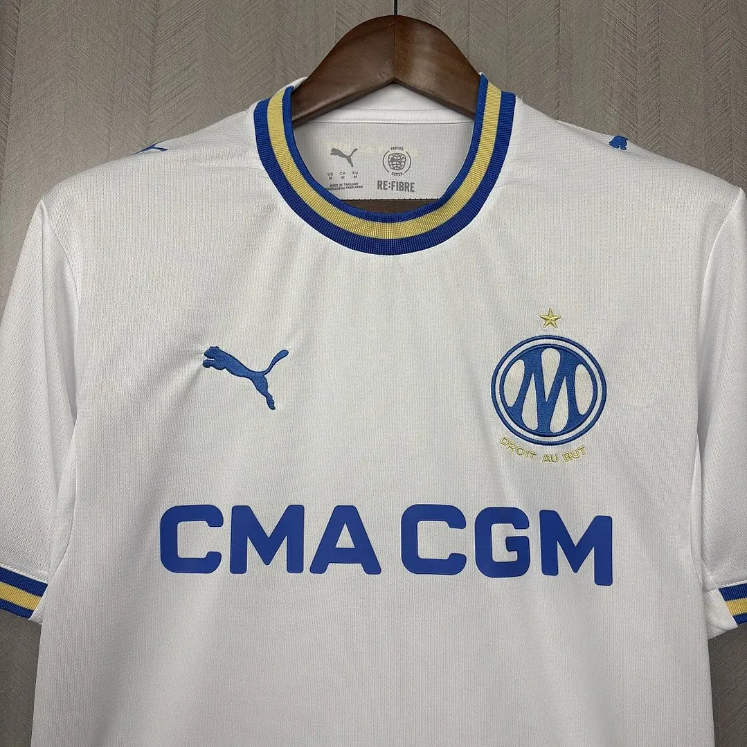 CAMISA OLYMPIQUE DE MARSELHA 26/27 CASA - Branca 4