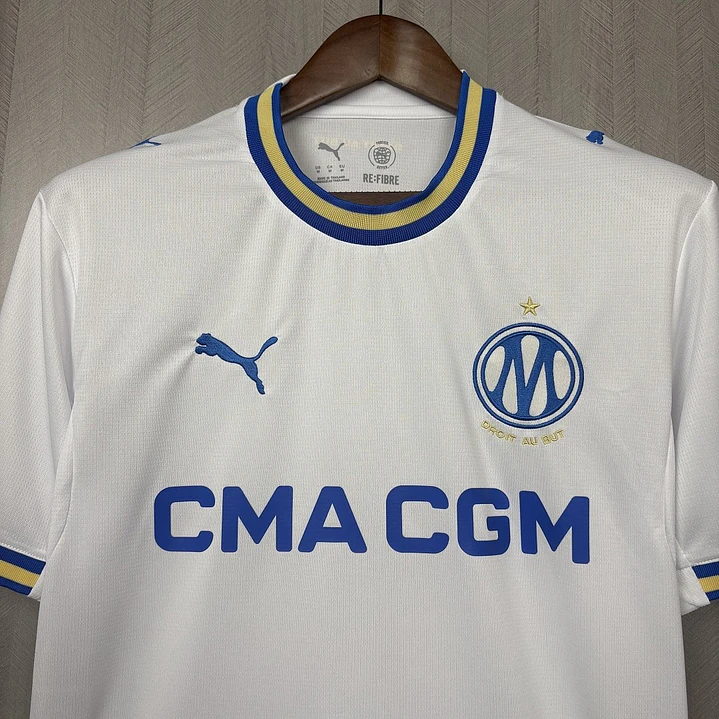 CAMISA OLYMPIQUE DE MARSELHA 26/27 CASA - Branca 4