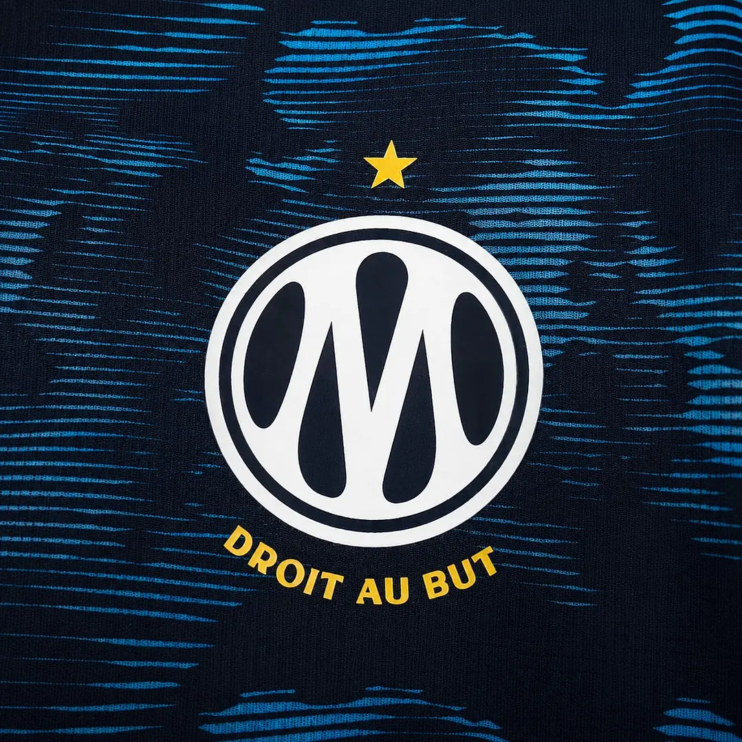 CAMISA OLYMPIQUE DE MARSELHA 26/27 FORA - Azul-Marinho 3