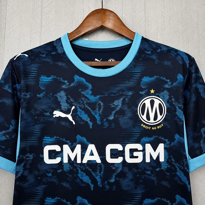 CAMISA OLYMPIQUE DE MARSELHA 26/27 FORA - Azul-Marinho 4