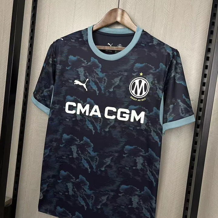 CAMISA OLYMPIQUE DE MARSELHA 26/27 FORA - Azul-Marinho 5