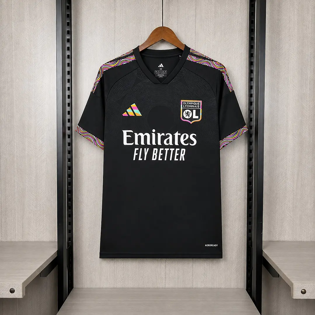 CAMISA LYON 26/27 TERCEIRA - Preta 1