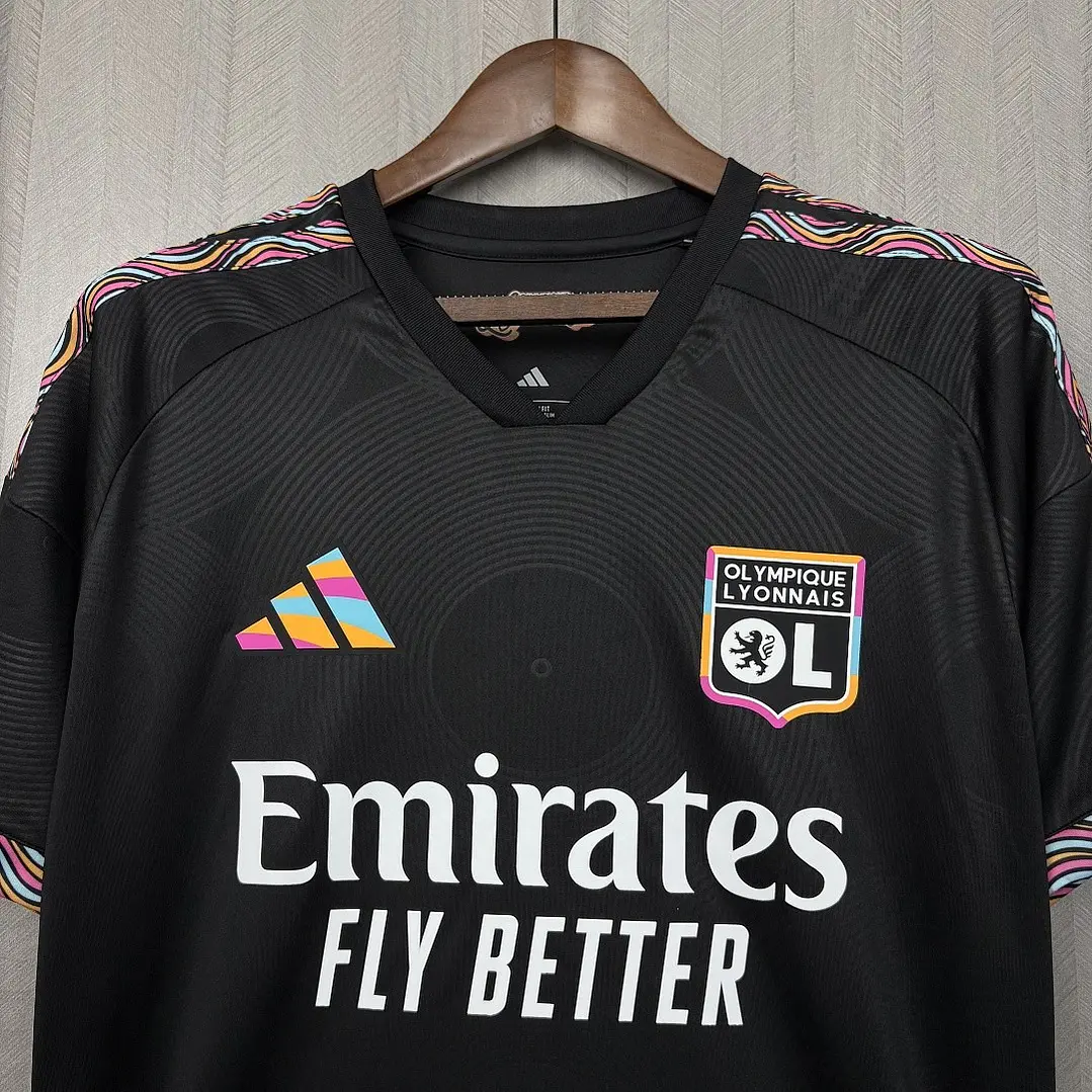 CAMISA LYON 26/27 TERCEIRA - Preta 4