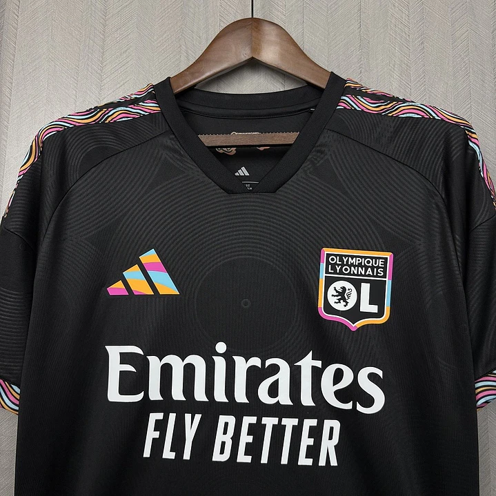 CAMISA LYON 26/27 TERCEIRA - Preta 4