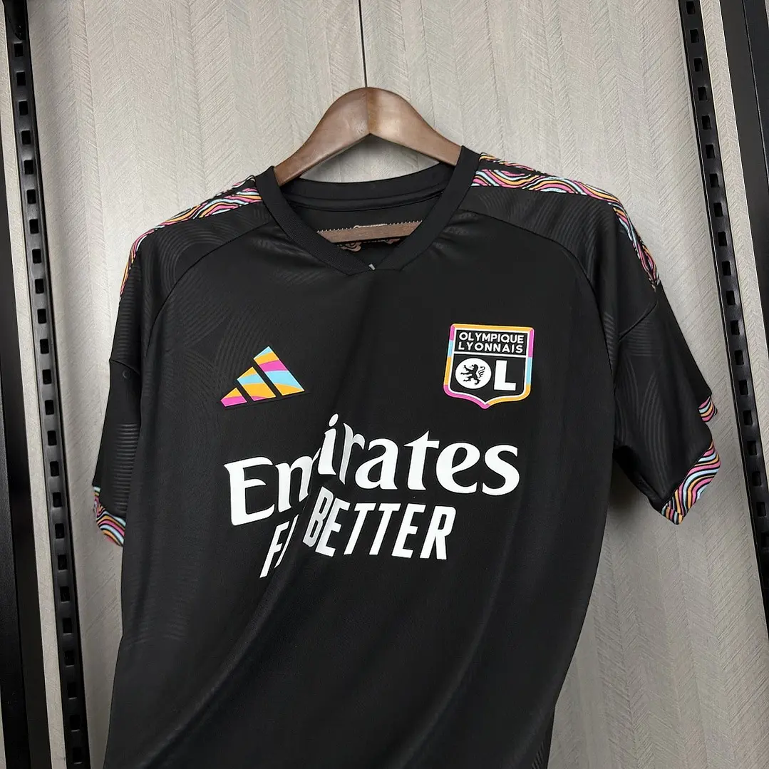 CAMISA LYON 26/27 TERCEIRA - Preta 5