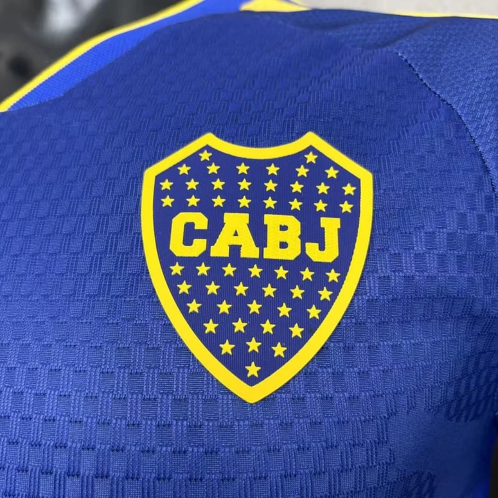CAMISA BOCA JUNIORS 26/27 CASA - Azul e Amarela - Versão Jogador Slim Fit 3