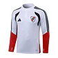CONJUNTO DE TREINO RIVER PLATE 26/27 - MEIO ZÍPER - Branco, Preto e Vermelho - Thumbnail 3