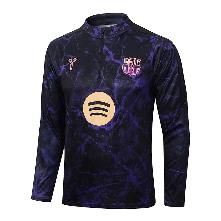 CHÁNDAL FC BARCELONA 26/27 - MEDIA CREMALLERA - Negro y Morado 3