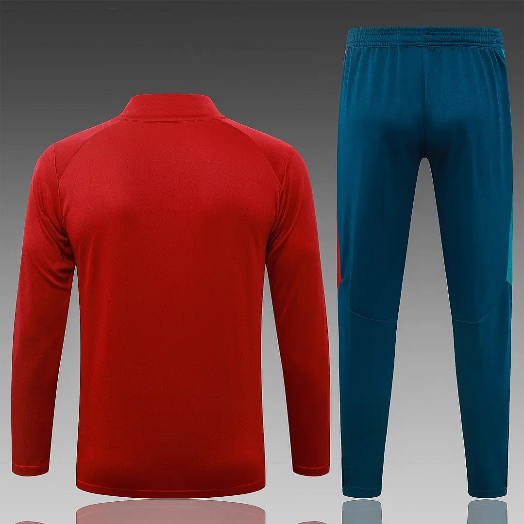 CONJUNTO DE TREINO PORTUGAL 26/27 - MEIO ZÍPER - Vermelho 2