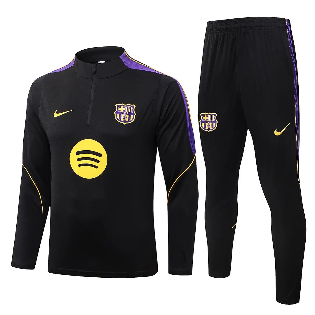 CHÁNDAL FC BARCELONA 26/27 - MEDIA CREMALLERA - Negro 1