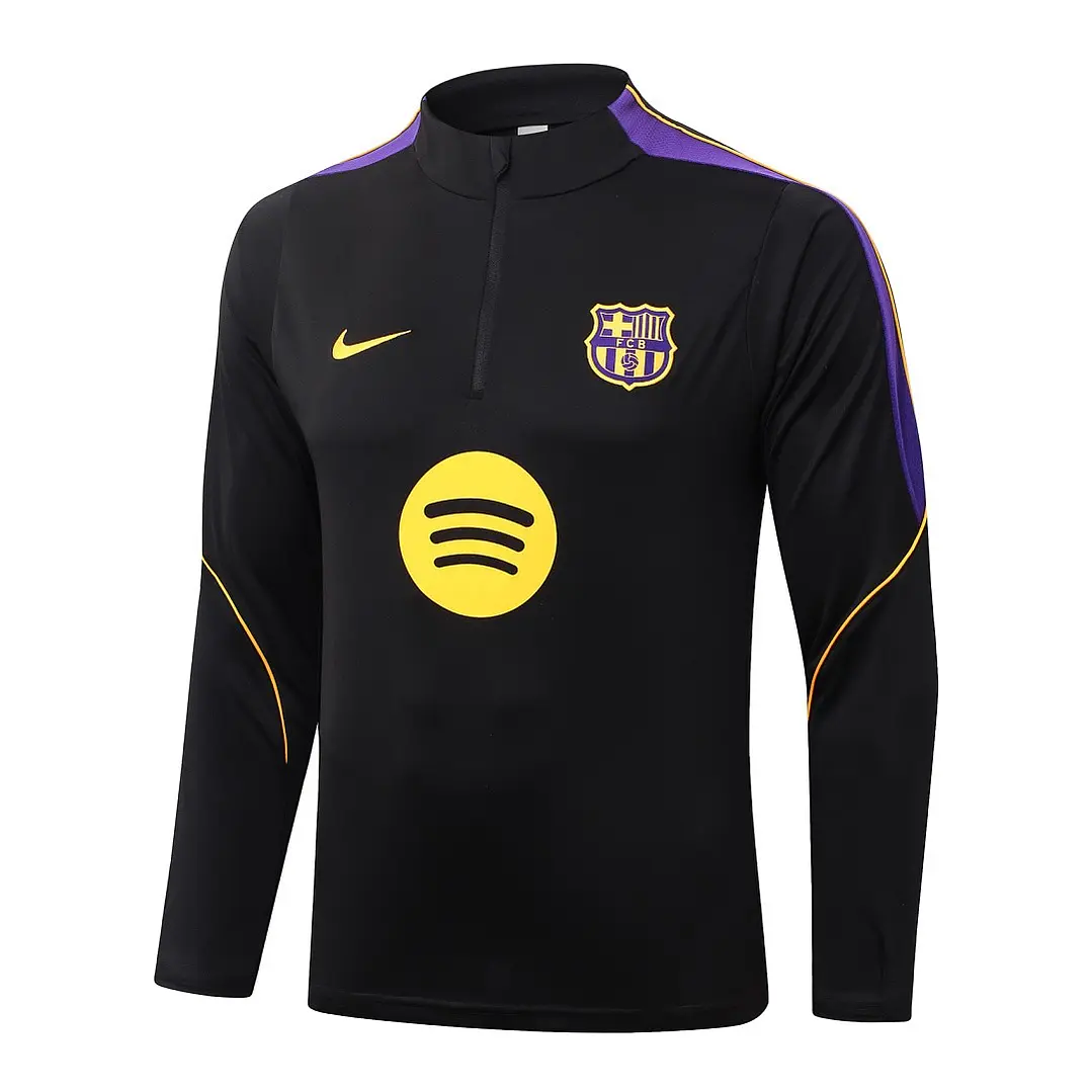CHÁNDAL FC BARCELONA 26/27 - MEDIA CREMALLERA - Negro 3