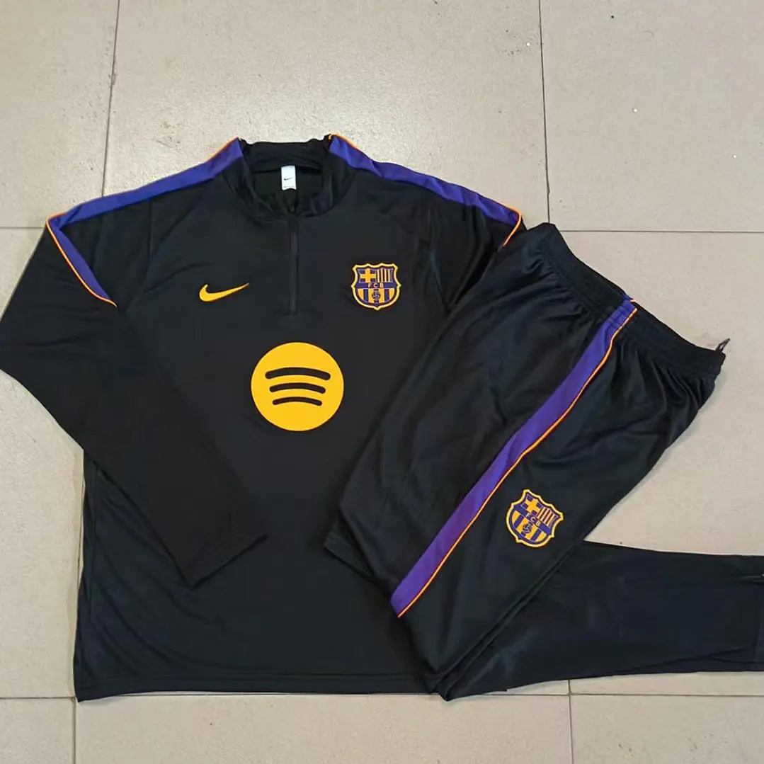 CHÁNDAL FC BARCELONA 26/27 - MEDIA CREMALLERA - Negro 5