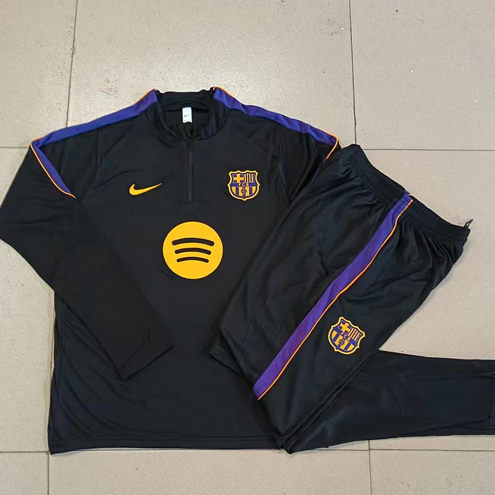 CHÁNDAL FC BARCELONA 26/27 - MEDIA CREMALLERA - Negro 5