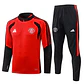 CONJUNTO DE TREINO MANCHESTER UNITED 26/27 - MEIO ZÍPER - Vermelho e Preto - Thumbnail 1