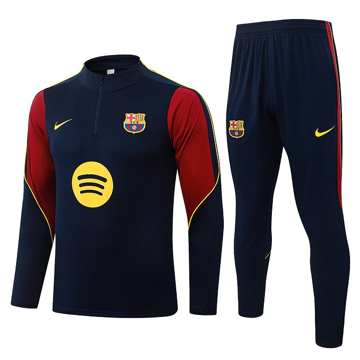 CHÁNDAL FC BARCELONA 26/27 - MEDIA CREMALLERA - Azul Marino y Grana 1