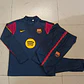 CHÁNDAL FC BARCELONA 26/27 - MEDIA CREMALLERA - Azul Marino y Grana - Thumbnail 5