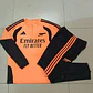 CONJUNTO DE TREINO ARSENAL 26/27 - MEIO ZÍPER - Laranja e Preto - Thumbnail 5