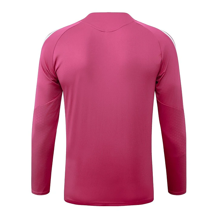CONJUNTO DE TREINO REAL MADRID 26/27 - MEIO ZÍPER - Rosa 4