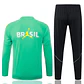 CONJUNTO DE TREINO SELEÇÃO BRASILEIRA 26/27 - MEIO ZÍPER - Verde Claro - Thumbnail 2