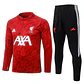 CONJUNTO DE TREINO LIVERPOOL 26/27 - MEIO ZÍPER - Vermelho Estampado - Thumbnail 1