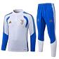 CONJUNTO DE TREINO JUVENTUS 26/27 - MEIO ZÍPER - Branco e Azul - thumbnail 1