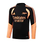 CONJUNTO DE TREINO ARSENAL 26/27 - MEIO ZÍPER - Preto e Laranja - Thumbnail 3