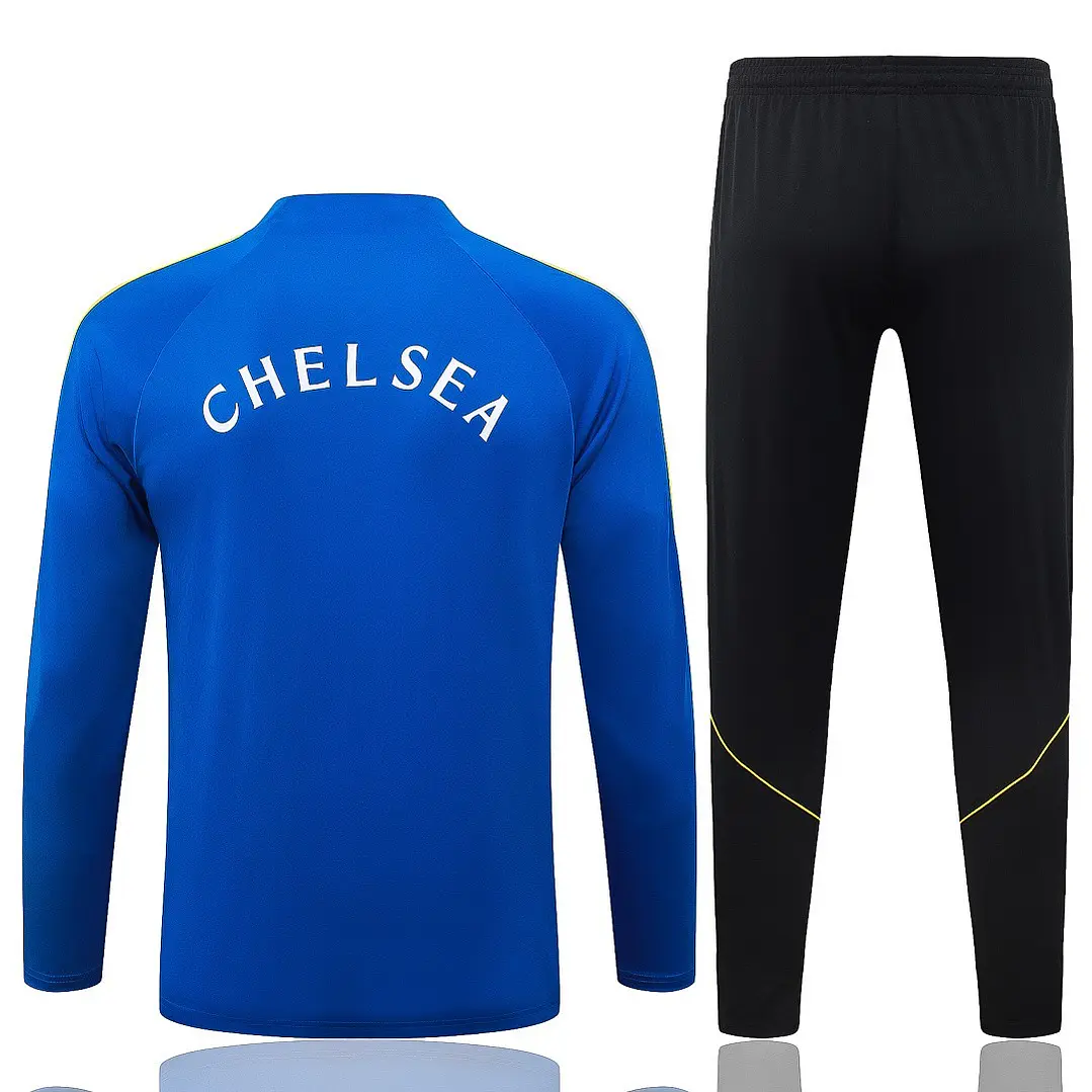 CONJUNTO DE TREINO CHELSEA 26/27 - MEIO ZÍPER - Azul Royal 2
