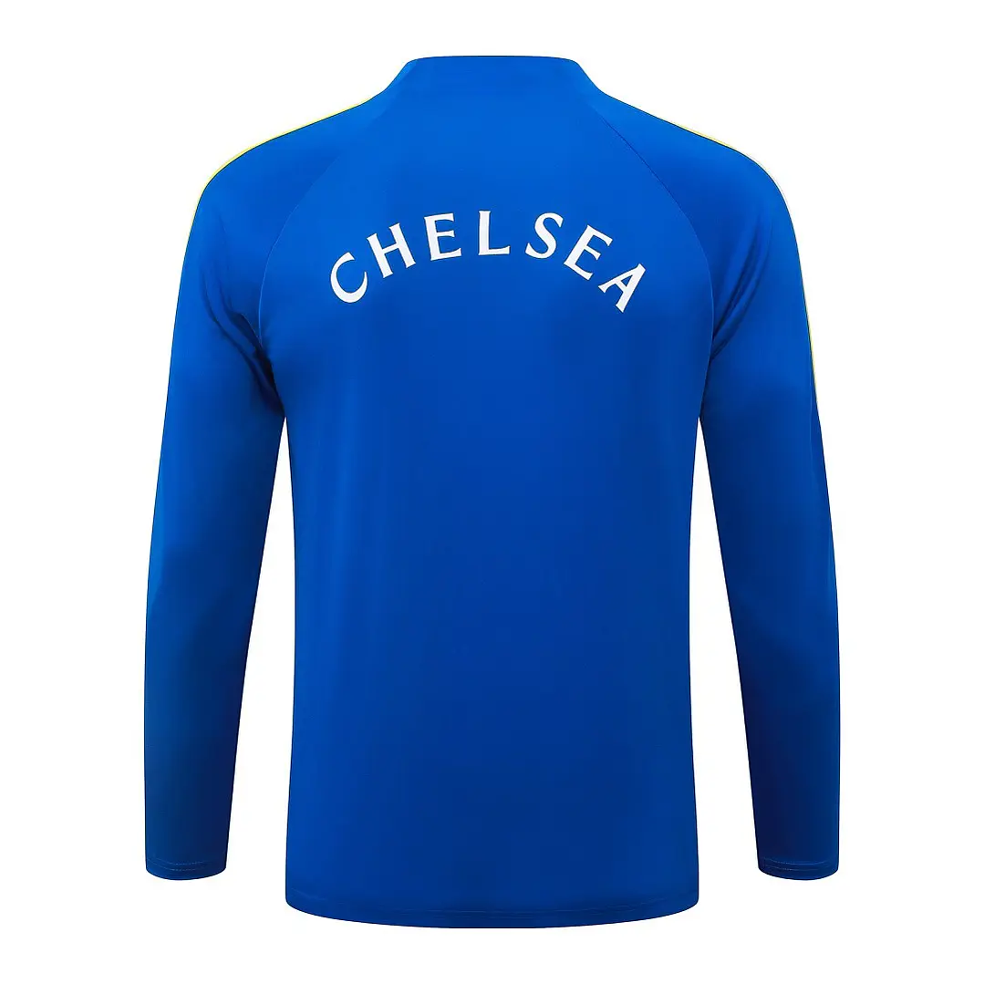 CONJUNTO DE TREINO CHELSEA 26/27 - MEIO ZÍPER - Azul Royal 4