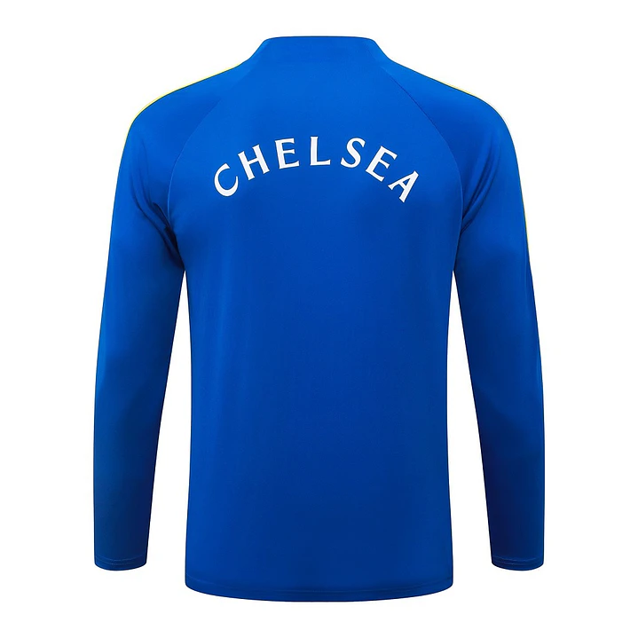 CONJUNTO DE TREINO CHELSEA 26/27 - MEIO ZÍPER - Azul Royal 4