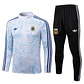 CONJUNTO DE TREINO ARGENTINA 26/27 - MEIO ZÍPER - Branco Estampado Retrô - Thumbnail 1