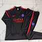 CONJUNTO DE TREINO PSG 26/27 - MEIO ZÍPER - Preto e Vermelho - Thumbnail 5