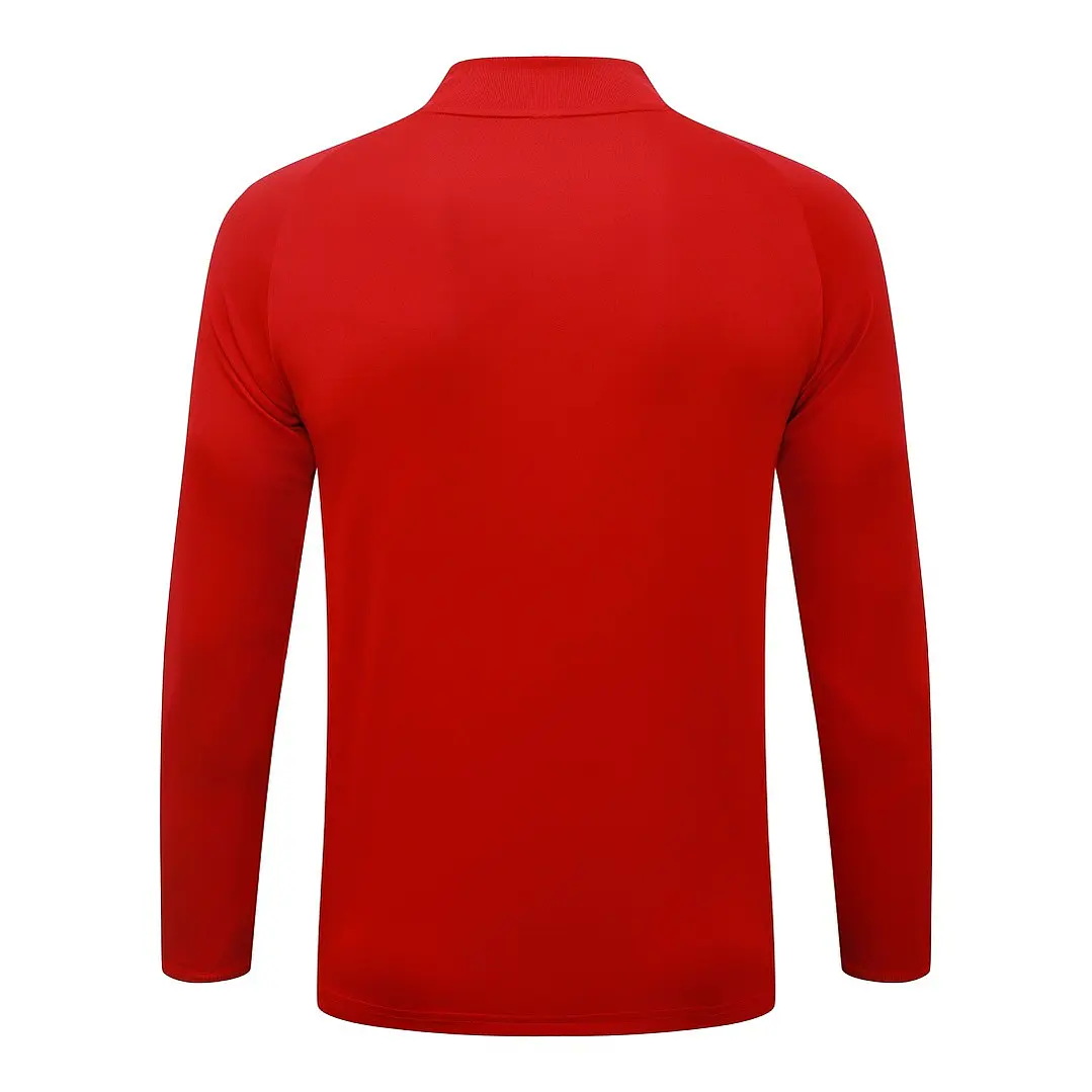CONJUNTO DE TREINO LIVERPOOL 26/27 - MEIO ZÍPER - Vermelho Retrô 4