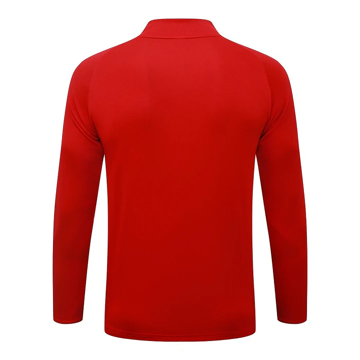 CONJUNTO DE TREINO LIVERPOOL 26/27 - MEIO ZÍPER - Vermelho Retrô 4