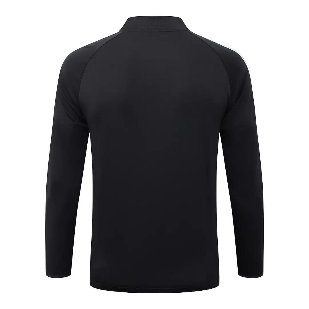 CONJUNTO DE TREINO ALEMANHA 26/27 - MEIO ZÍPER - Preto Retrô 4