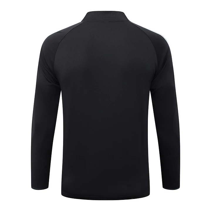CONJUNTO DE TREINO ALEMANHA 26/27 - MEIO ZÍPER - Preto Retrô 4