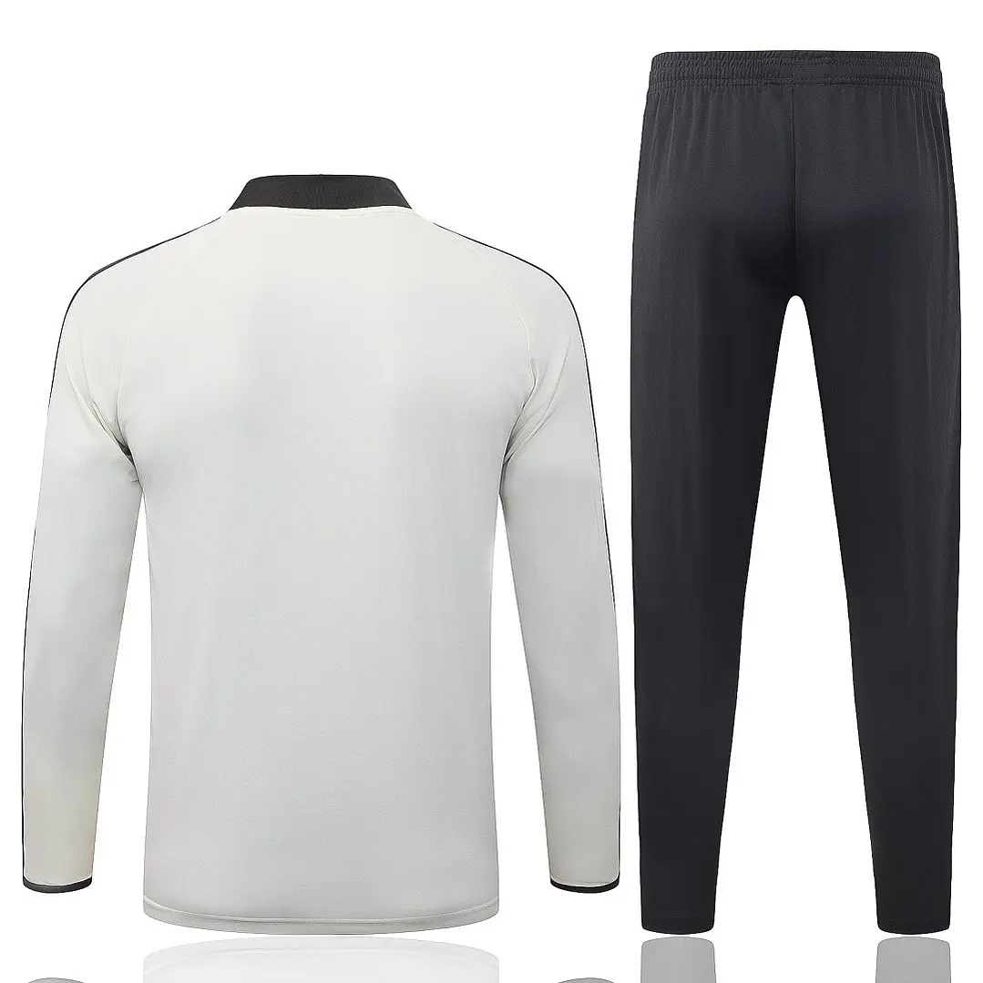 CONJUNTO DE TREINO ALEMANHA 26/27 - MEIO ZÍPER - Bege Retrô 4