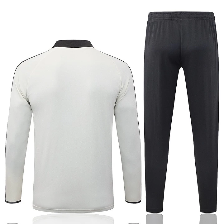 CONJUNTO DE TREINO ALEMANHA 26/27 - MEIO ZÍPER - Bege Retrô 4