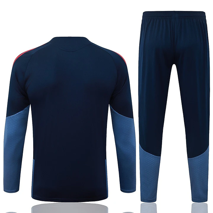CONJUNTO DE TREINO BAYERN DE MUNIQUE 26/27 - MEIO ZÍPER - Azul-Marinho e Azul 2