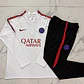CONJUNTO DE TREINO PSG 26/27 - MEIO ZÍPER - Branco e Vermelho - Thumbnail 5