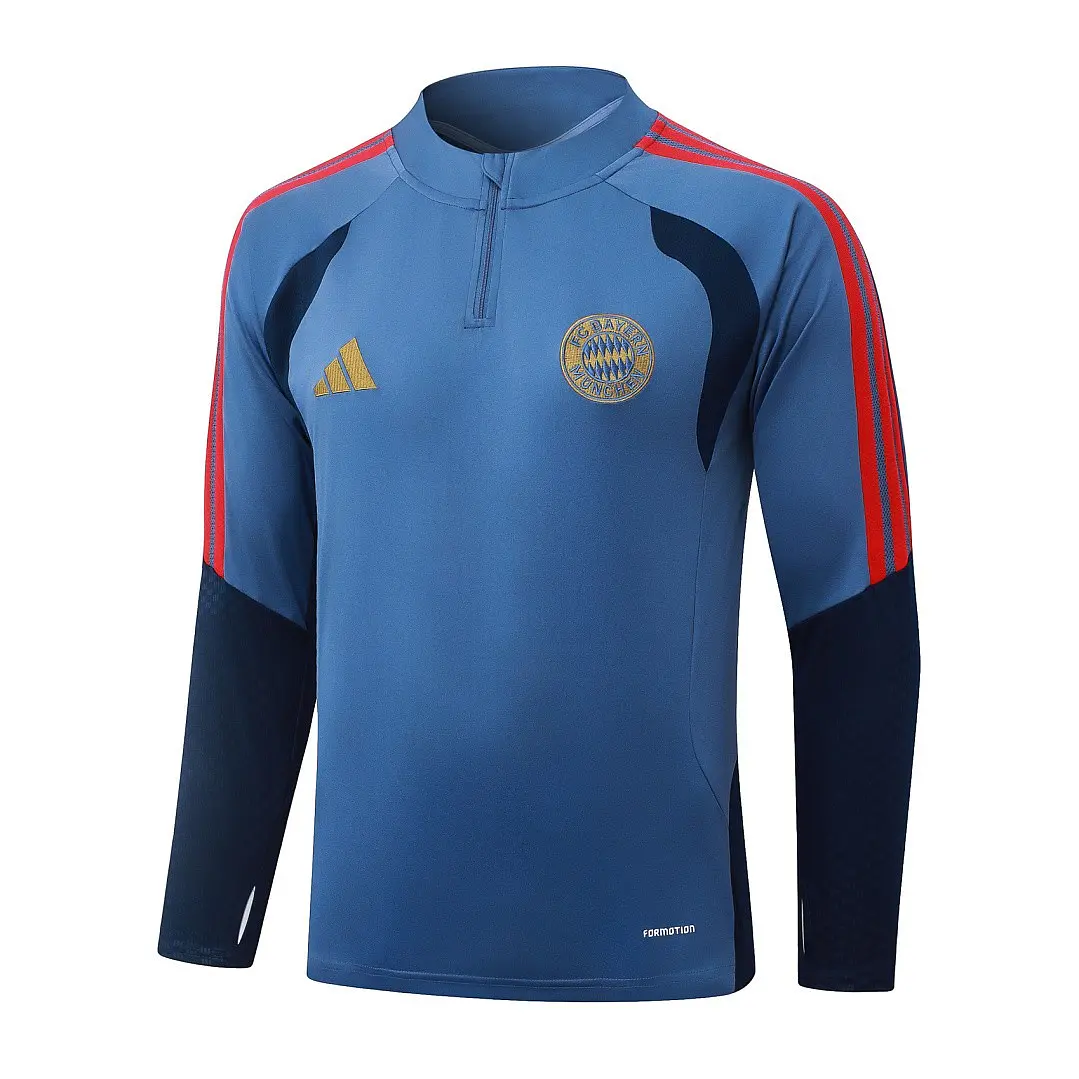 CONJUNTO DE TREINO BAYERN DE MUNIQUE 26/27 - MEIO ZÍPER - Azul 3