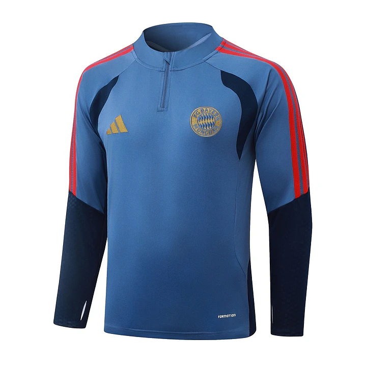 CONJUNTO DE TREINO BAYERN DE MUNIQUE 26/27 - MEIO ZÍPER - Azul 3