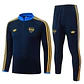 CONJUNTO DE TREINO BOCA JUNIORS 26/27 - MEIO ZÍPER - Azul-Marinho Retrô - Thumbnail 1