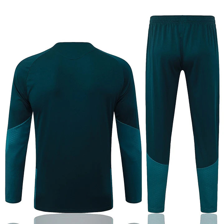 CONJUNTO DE TREINO REAL MADRID 26/27 - MEIO ZÍPER - Verde Escuro 2