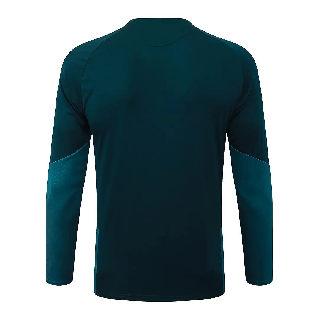 CONJUNTO DE TREINO REAL MADRID 26/27 - MEIO ZÍPER - Verde Escuro 4